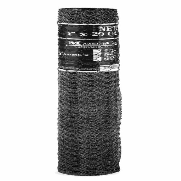Mazeland Mazeland 500150601B Netting - Vinyl 1 x 60 in. x 150 ft. 20 Gauge; Black 500150601B - main
